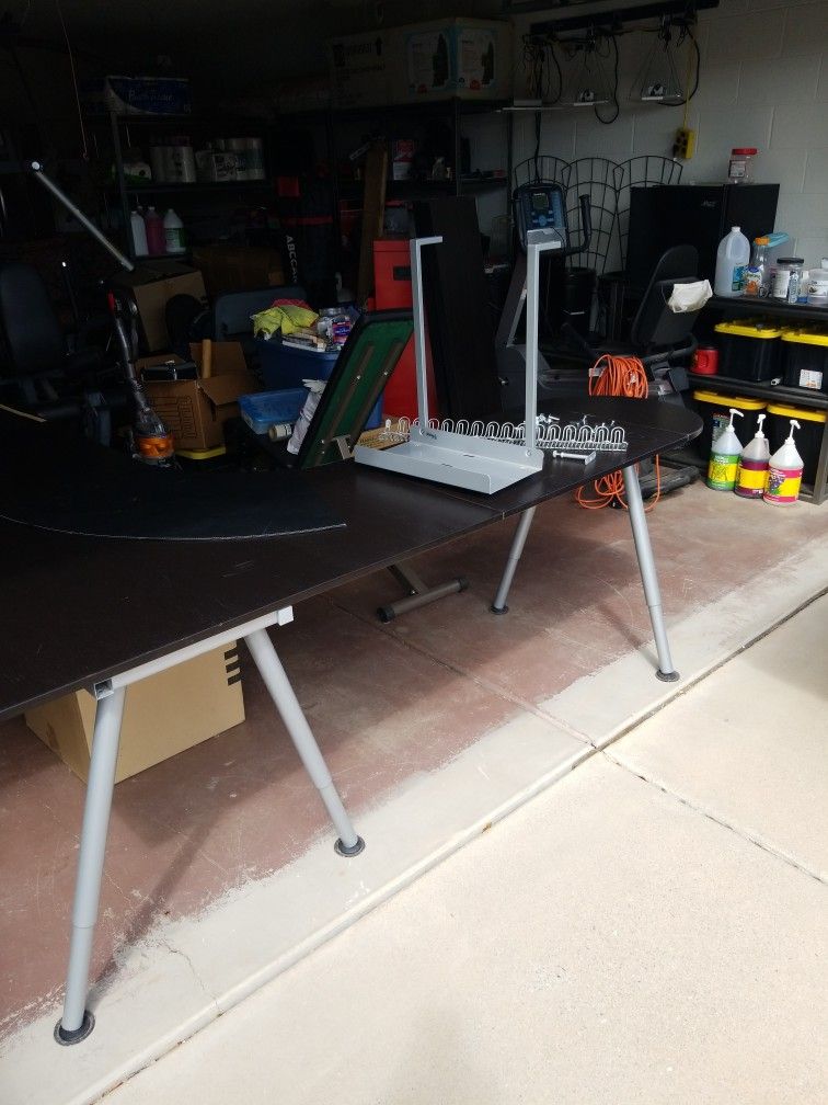 IKEA Galant Corner Desk With Extension Both Directions for Sale in