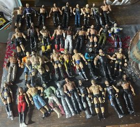 WWE Action Figures And Accessories $300 For all