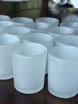 46 frosted tea light votives