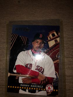 Manny Ramirez baseball card