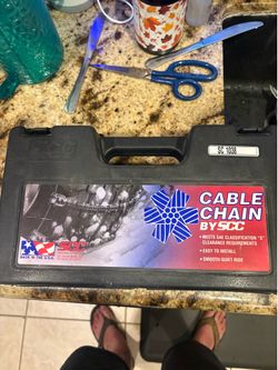 Sc1038 1038 ice snow tire cable chains new