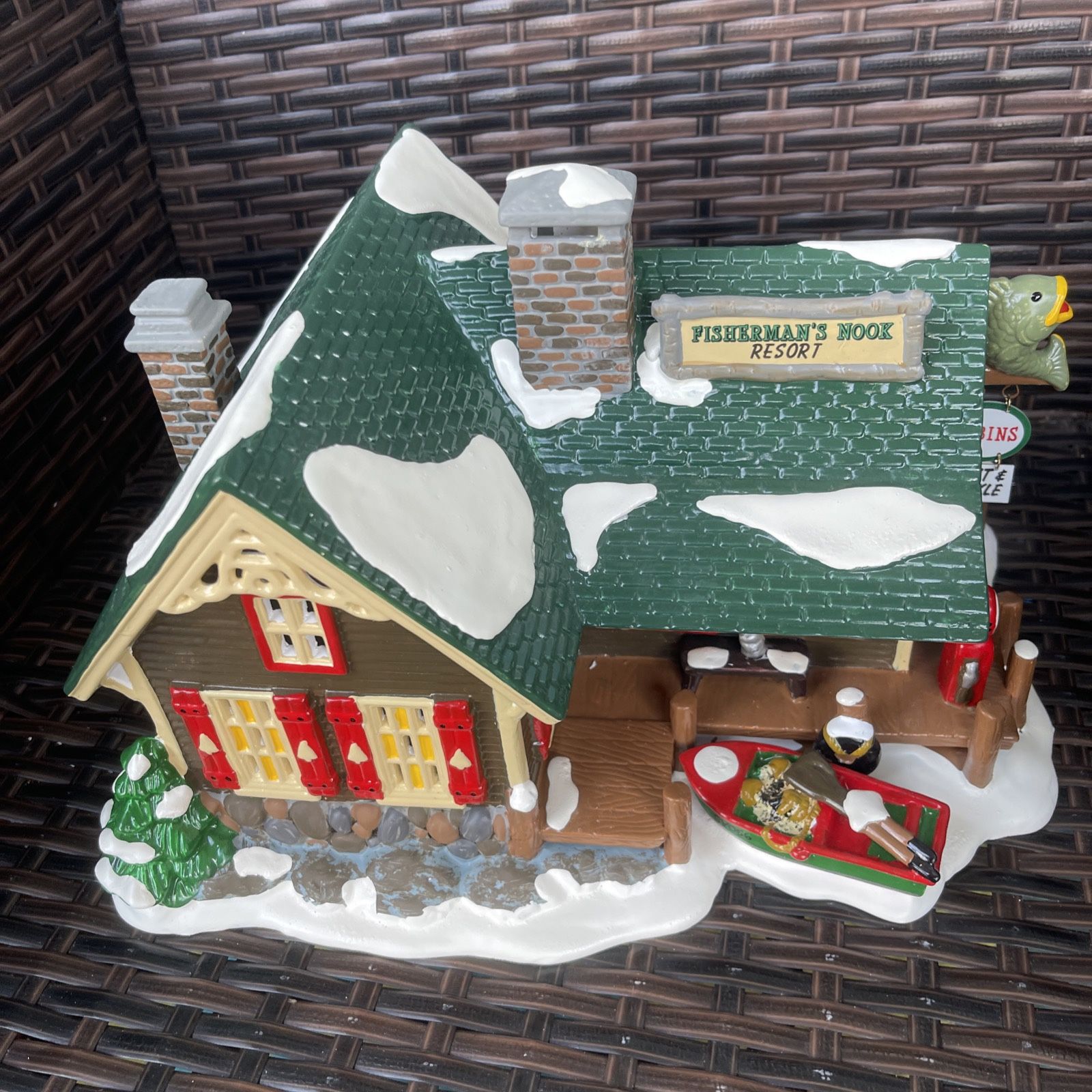 Dept 56 Fishing Fisherman’s nook Resort