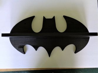 Wood Batman Shelf