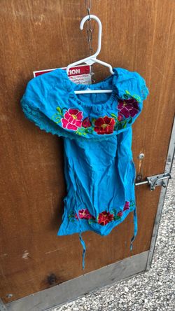 Mexican embroidered dress
