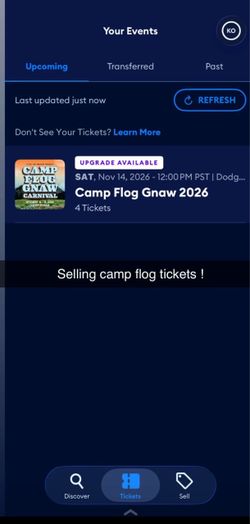 camp flog tickets