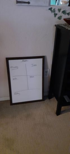 Framed whiteboard 23x17 size 79936
