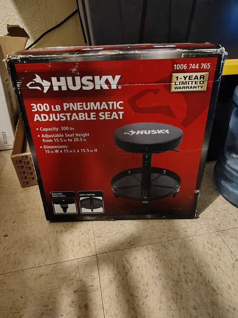 New Husky Pneumatic Adjustable Seat 