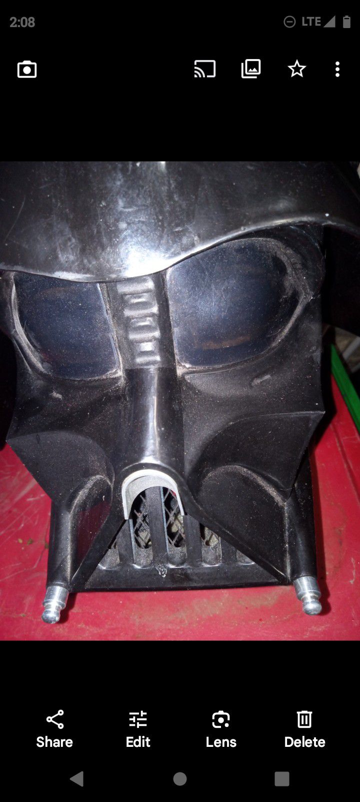 Star Wars Helmet/ Dar Vader Figure   All 3  