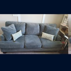 Velvet Couch Good Condition 