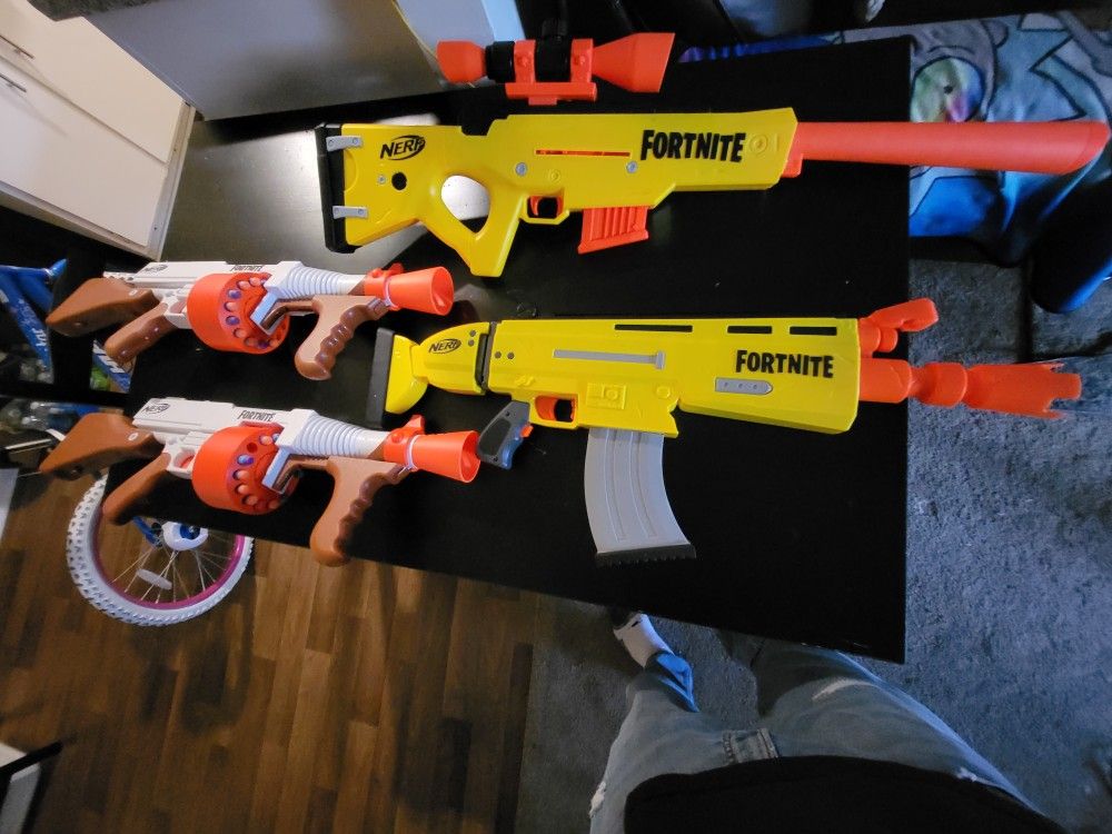 Collection Of Nerf Fortnight Guns