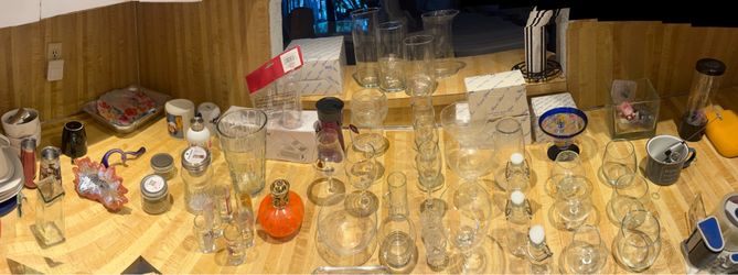 Miscellaneous glasses and Princess House crystal