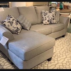 Abney Driftwood Sofa Chaise Sleeper ☀️ Brand New ✅ Delivery Available🚚