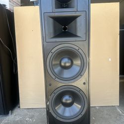 KLIPSCH KLF-20 FLOORSTANDING SPEAKER, DUAL 10” WOOFERS ( SINGLE)
