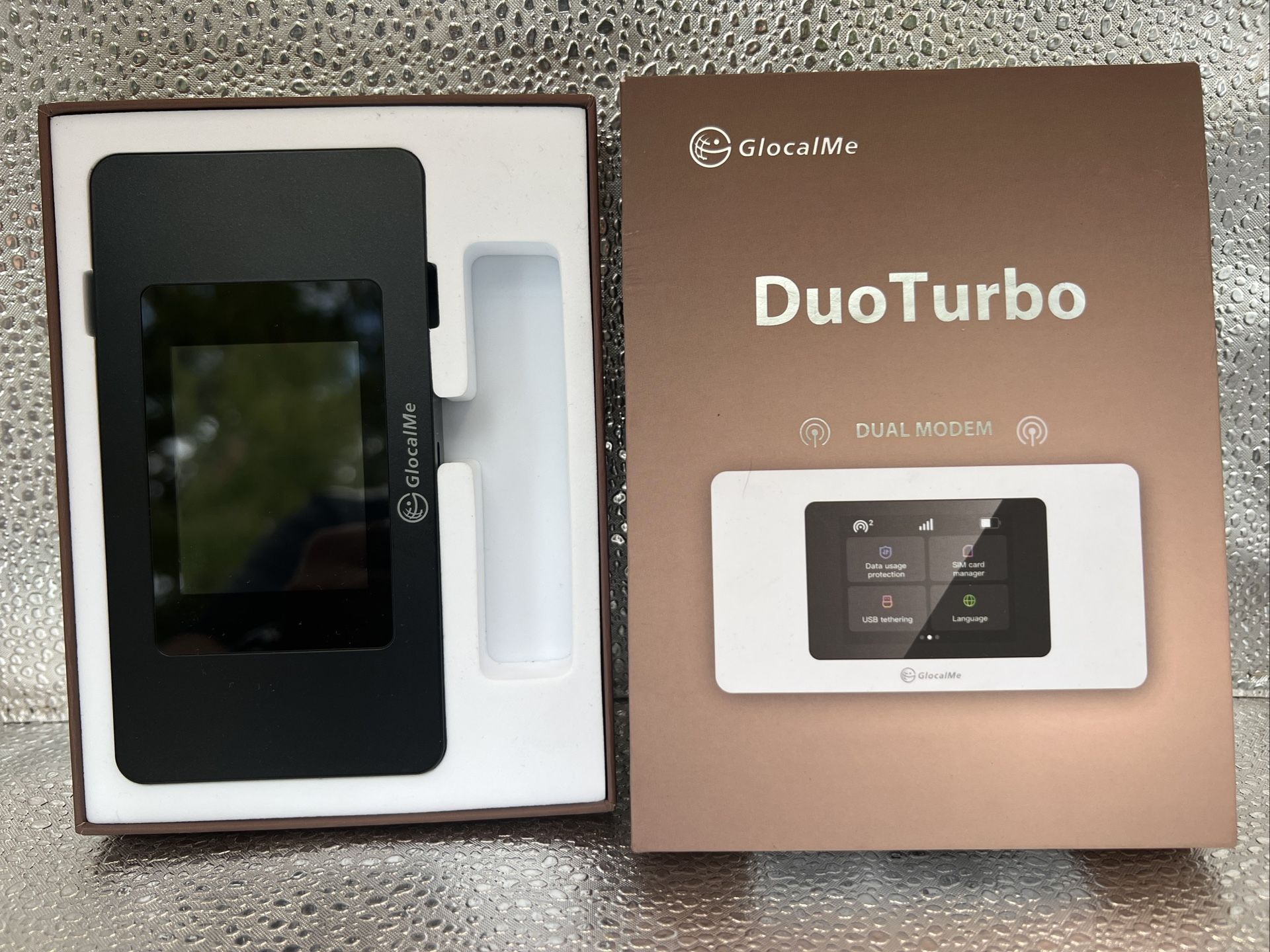 GLMU20A02 GlocalMe U3X DuoTurbo 4G Wireless LTE Wi Fi Portable Hotspot