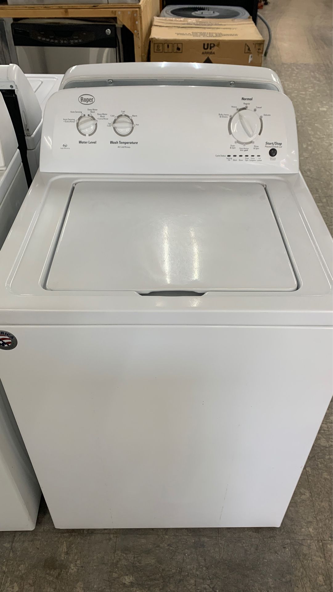 Roper 3.5-cu ft High Efficiency Top-Load Washer (White)