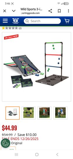 Wild Sports 3-in-1 Tailgate Combo