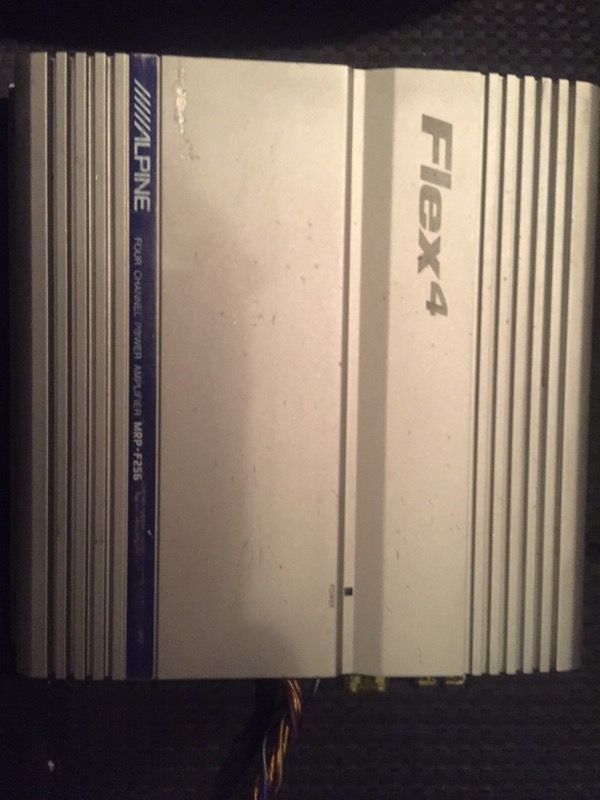 ALPINE FLEX 4 CHANNEL POWER AMPLIFIER MRP-F256
