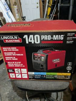 Lincoln pro MiG 140 welder