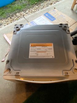White LG storage drawer