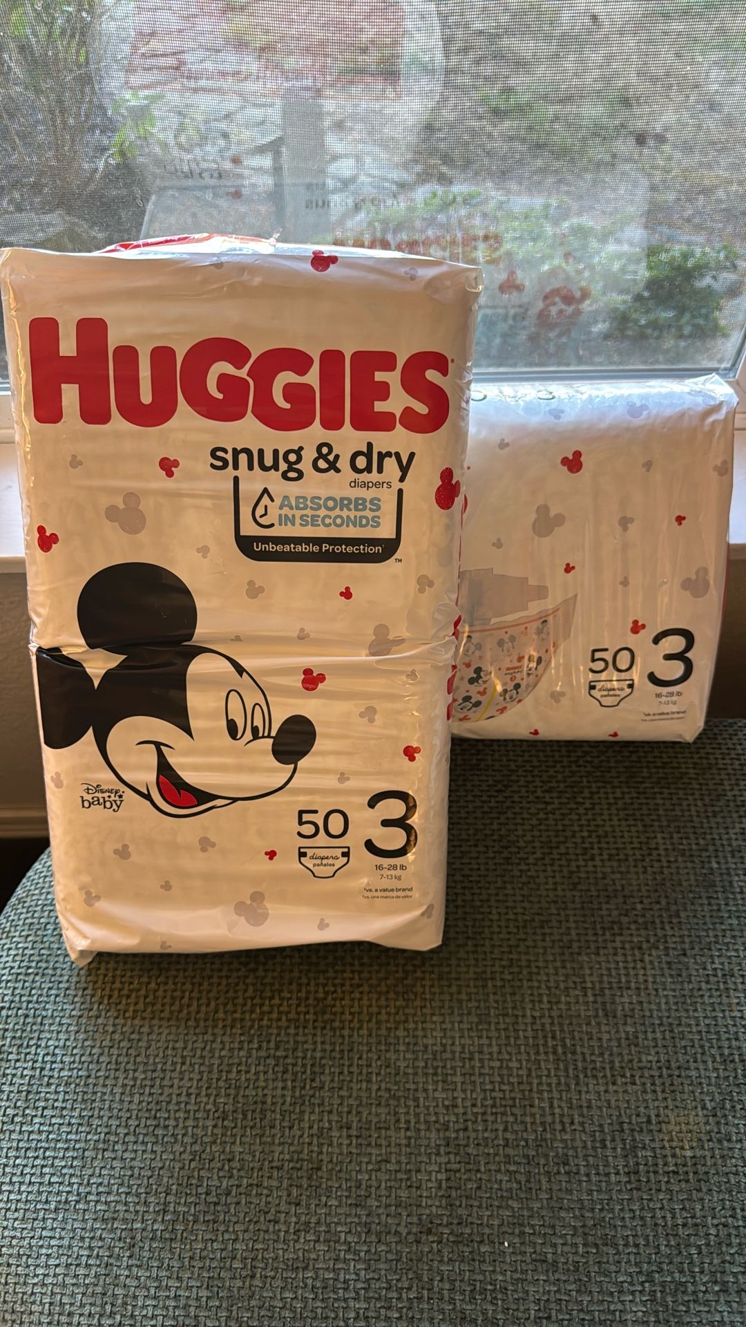 2 Pkgs Of Size 3 Diapers