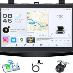 4+64G Car Radio for Mazda 3 2010-2013: 9" 1280x800 Touchscree Car Stereo with Wireless Carplay & Android Auto GPS Navigation Bluetooth WiFi FM SWC Bac