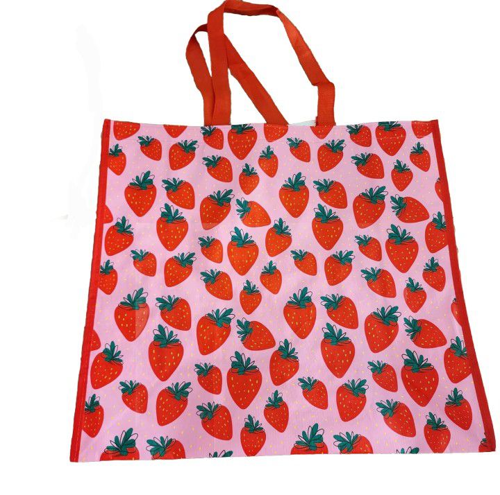 Tjmaxx Strawberry Reusable Tote Bag Ecofriendly
