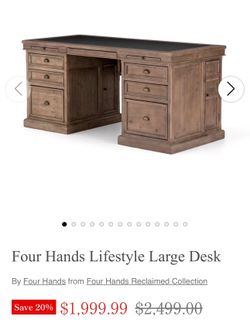 Four Hands Lifestyle Large Desk