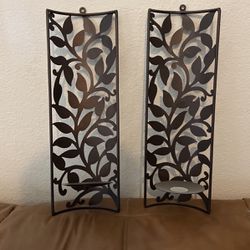 Candle Holders For Wall  Metal 