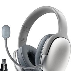 Wireless Gaming Headset for PS5, PS4, PC - Lossless 2.4 GHz USB, 7.1 Surround Sound Gamer Lightweight Comfortable Gaming Headphones with Detachable No