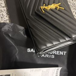 YSL Monogram Envelope Wallet