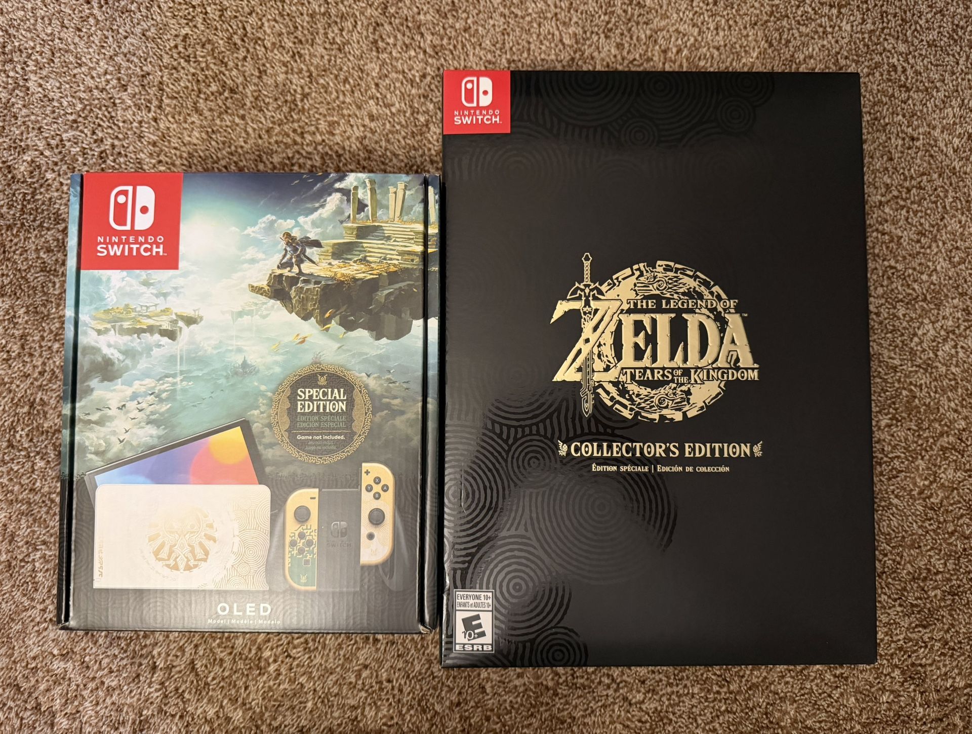 Nintendo Switch Zelda Tears of the Kingdom Console + Collectors Edition BRAND NEW