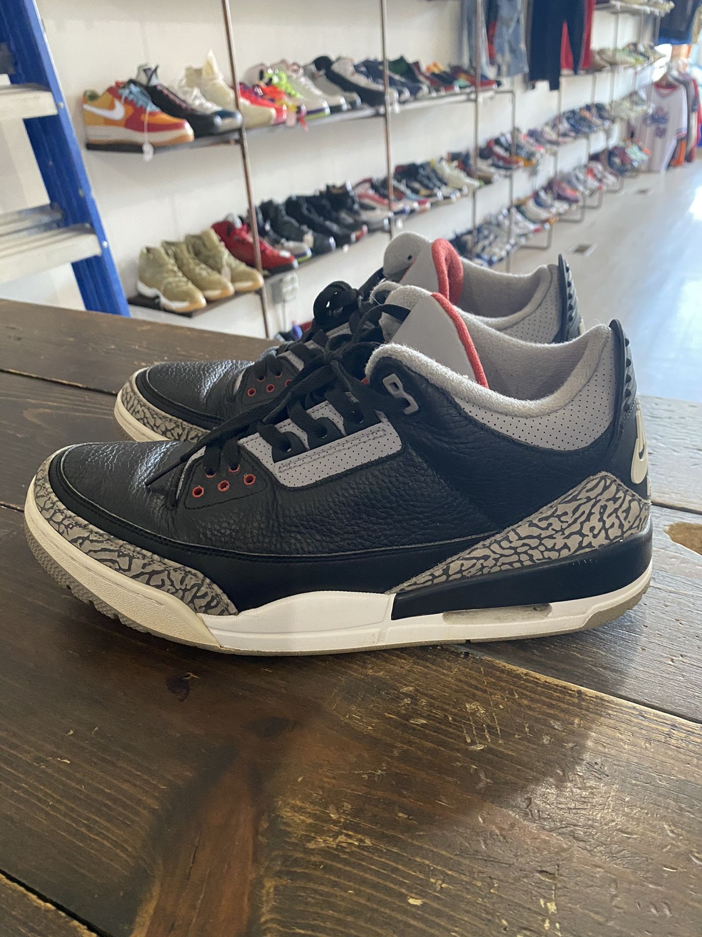 Air Jordan black cement 3 size 13