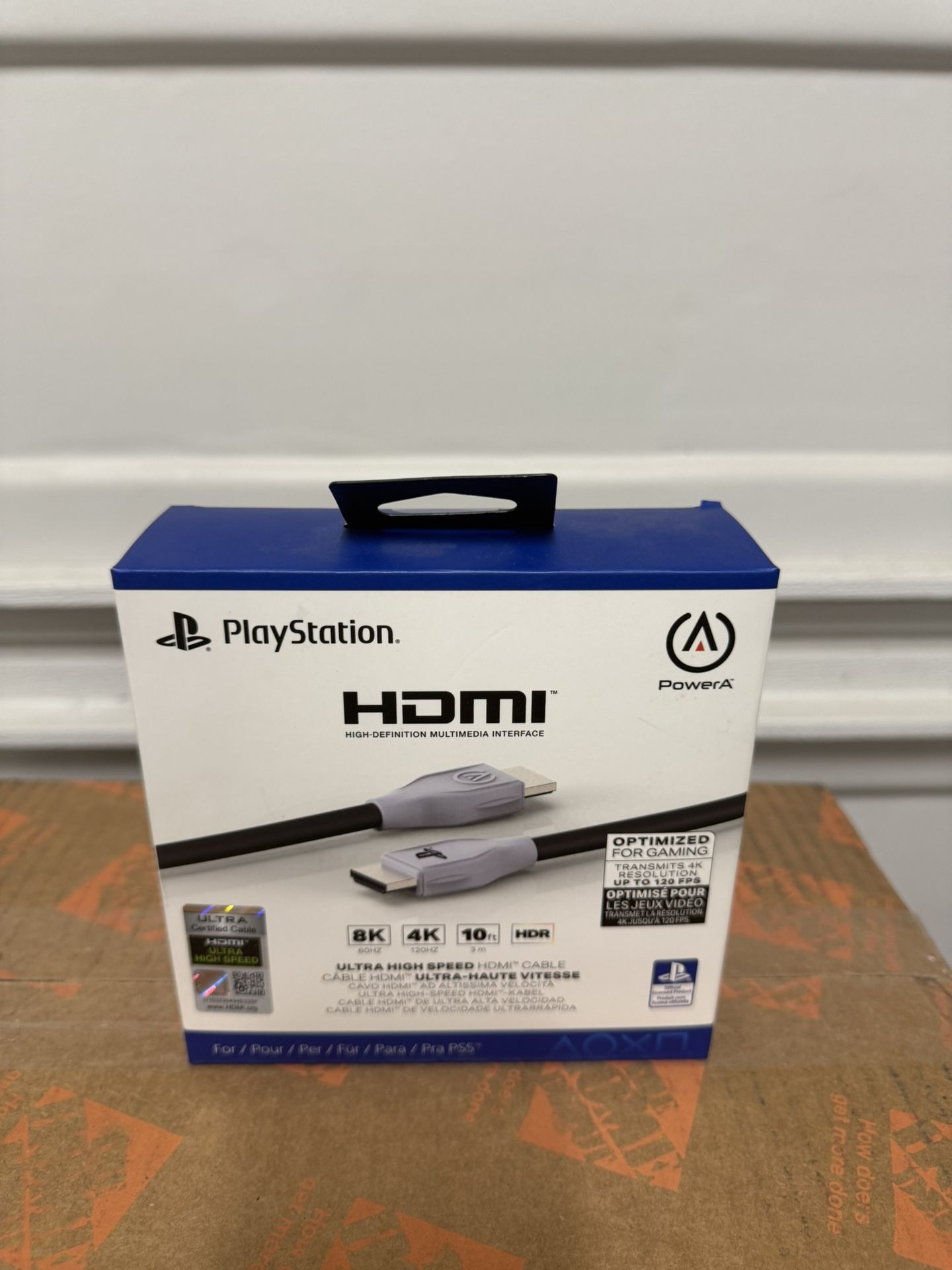 PowerA Ultra High Speed HDMI 2.1 Cable (10ft) – Officially Licensed for PS5 - Playstation 5