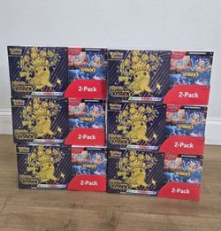 Brand New in Box Pokemon Trading Card Game TCG Scarlet & Violet Surging Sparks ETB Elite Trainer Box and Booster Bundle Set