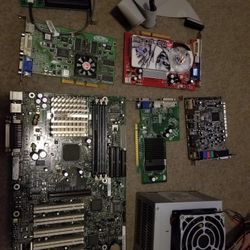Retro PC Parts Lot.