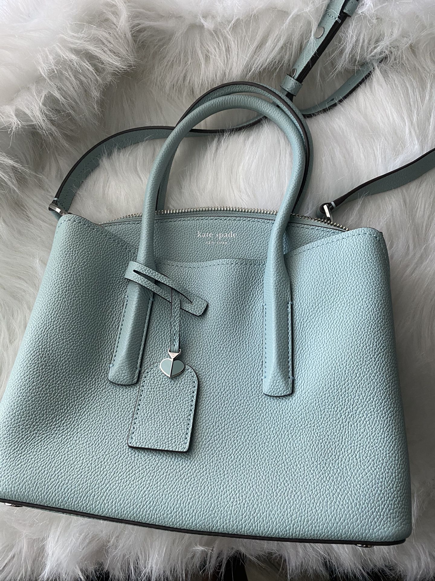 Blue Kate Spade handbag