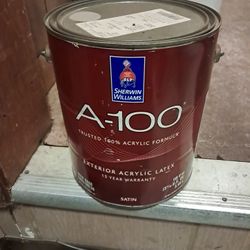 Sherwin Williams Exterior Satin Gray Paint 1 Gallon