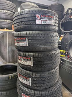 225/40ZR19 LEXANI LX20 SET OF NEW TIRES INSTALLED AND BALANCED