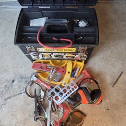 Tool Box organizer with tools bundle set