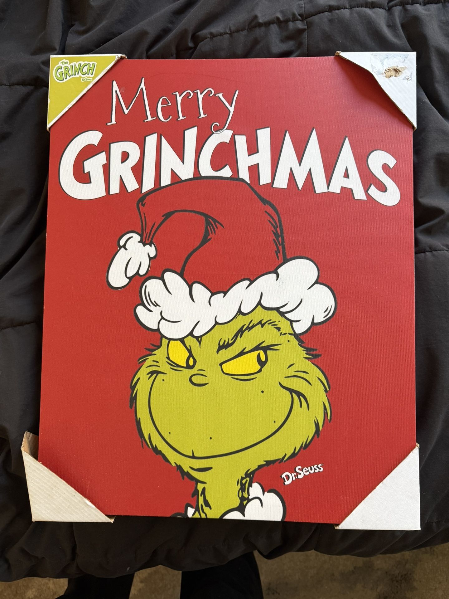 Grinch Canvas Decor