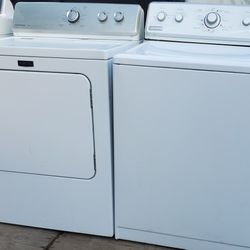 MAYTAG SET WASHER AND ELECTRIC DRYER 