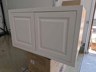 White wall cabinets 36" wide
