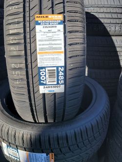 235/40/19 milestar set NEW