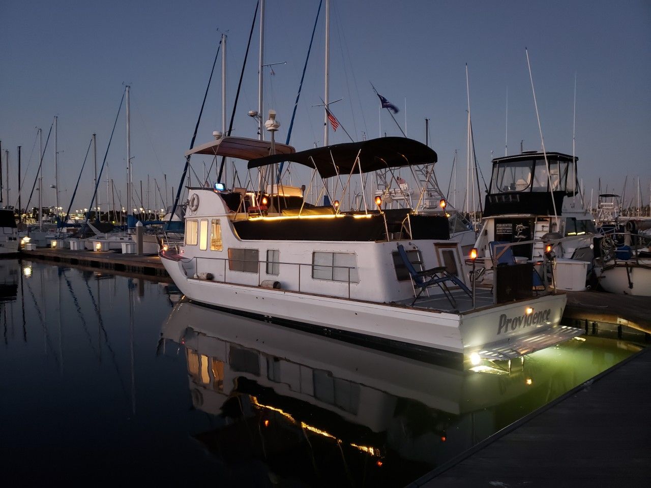 45' 1970 Gran Mariner Coastal Cruiser WITH LIVEABOARD SLIP