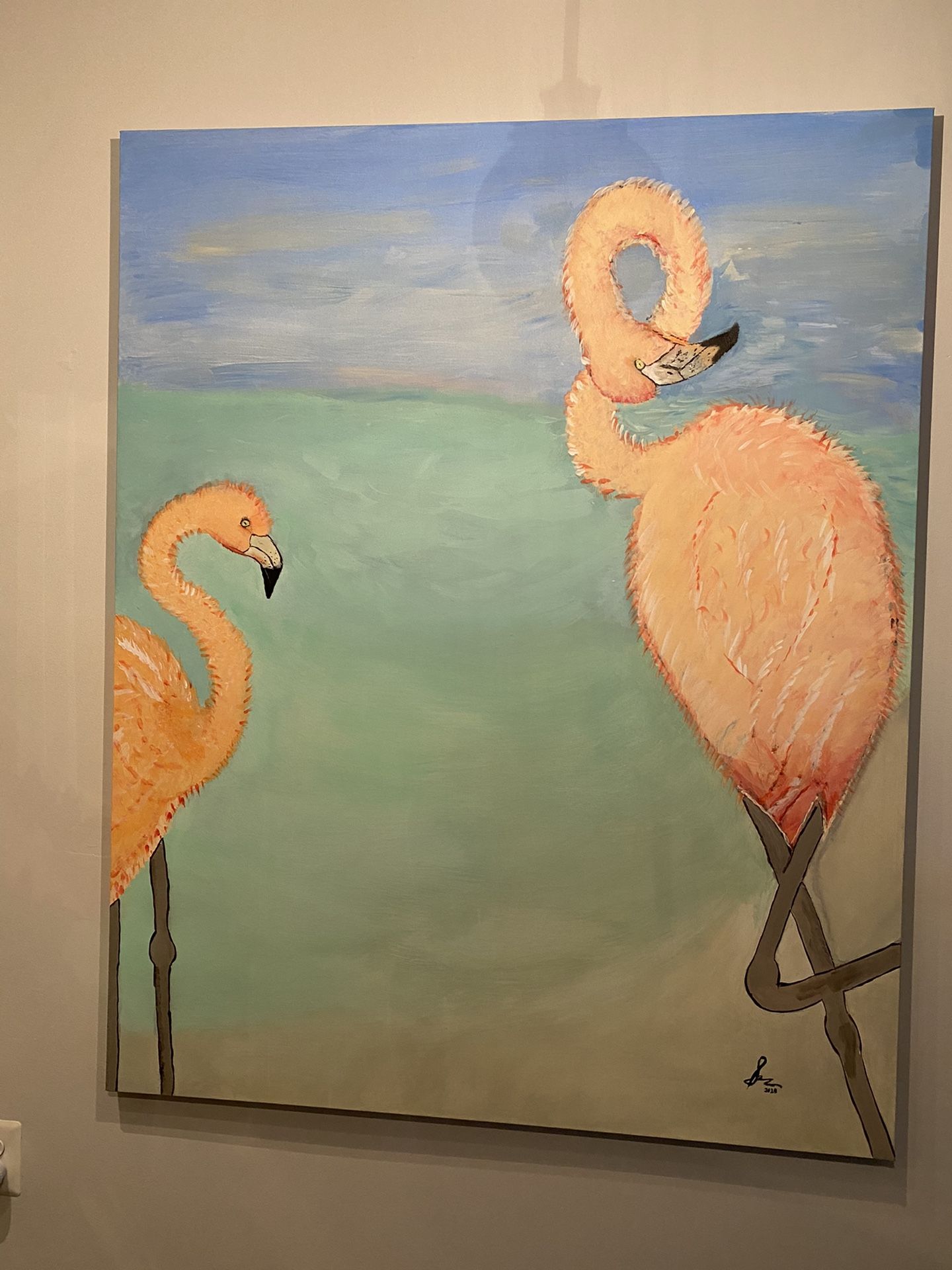 Acrylic on canvas (original artwork)