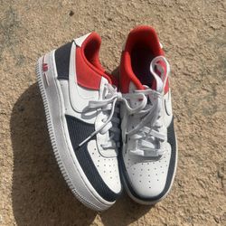 Denim Air Forces Size 5.5y