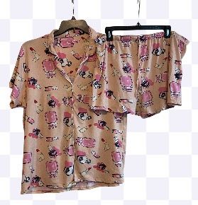 Emma Jordan make up print women’s sleepwear set 3XL