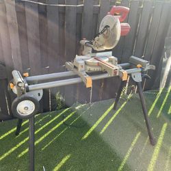 Miter Saw + Stand 