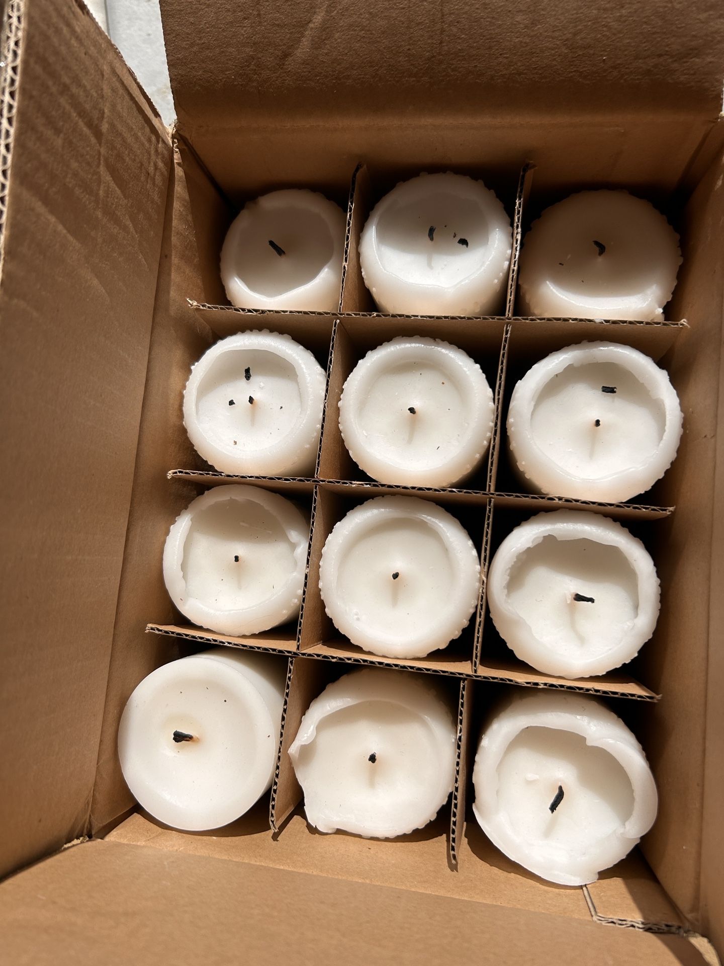 32 Used Pillar Candles