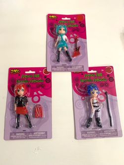 3 ANIME DOLLS / BRAND NEW